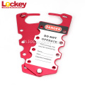 อลูมิเนียมสี Lockout Hasp Security แบบกำหนดเอง